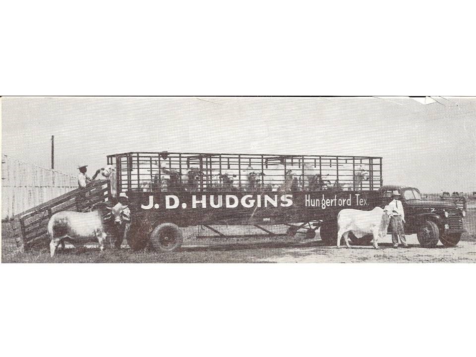 J.D. Hudgins cattle truck, Hungerford, Texas — a nod to family legacy